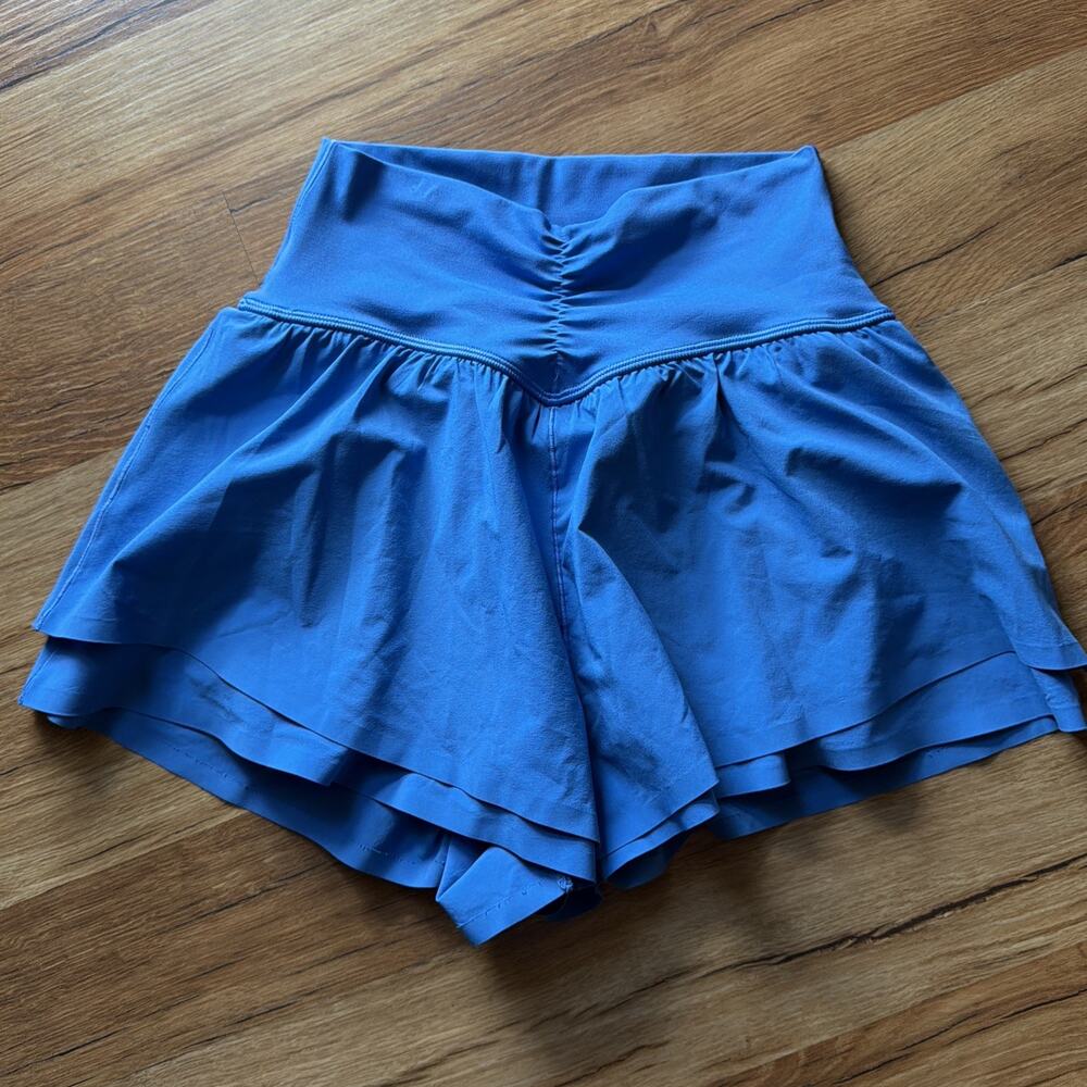 OFFLINE by Aerie Real Me Ruched Flowy Shorts with Bikers Under Size XS
